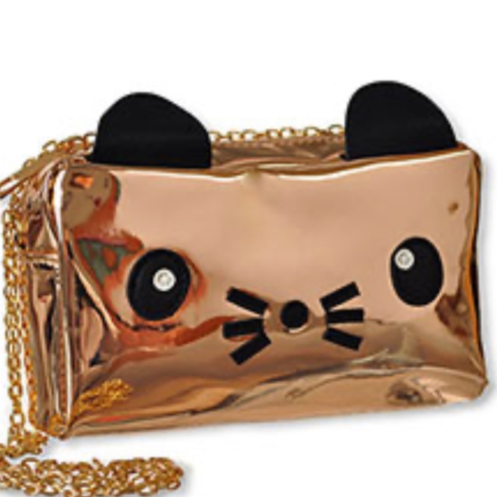 METAL KITTY CROSSBODY PURSE - Picture 4 of 4